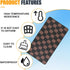 YoRise 10.62'' 5.90'' Car Dashboard Anti Slip Mat, PVC Center Console Pad, Non-Slip Sticky Dash Mat, Washable Car