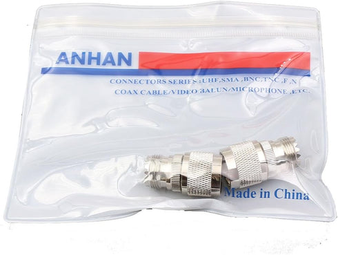 N Male to UHF Female Connectors, Pl259 to N Type Connector RF Coaxial Coax Adapter, SO239 Female Adapter Pl259 Female
