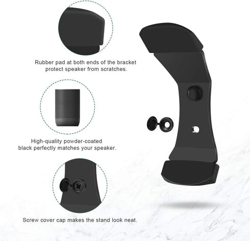 Lenink Wall Mount Bracket, Compatible with Sonos Move Speaker, Black
