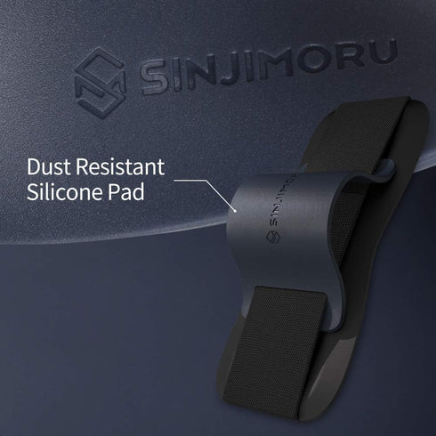 Sinjimoru Phone Grip with Silicone Band Comfortable One-Hand Holder & Kickstand for Smartphones, Tablets, and eReaders