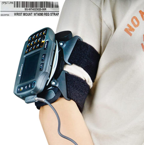 Wearable Arm Wrist Mount for Symbol WT4070, WT4090, WT41N0, Left & Right Hand with Cable Ties