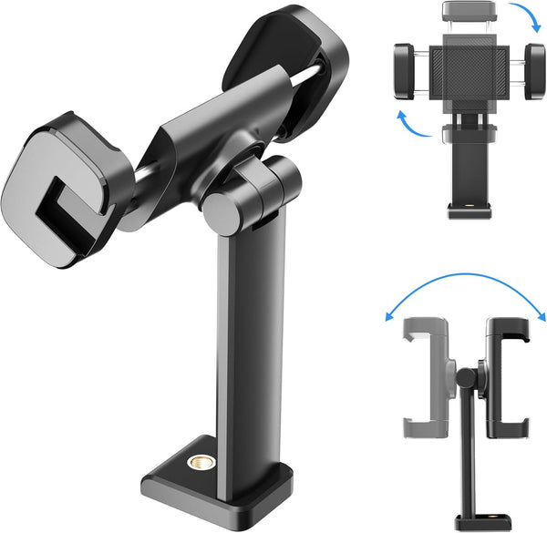 Voinap Phone Tripod Mount with Cold Shoe, 360 Rotation & 180 TiltTilting Cell