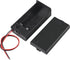 8pcs 9V Battery Holder with Switch, Storage Case Holder for 9V Battery with Cover