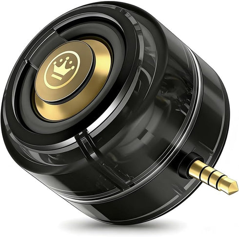 YOBCHYUD 2026 Portable Speaker,Small Speakers with 3.5mm Aux Input Jack,Plug-in Mini Speaker,Sutable for