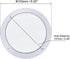 uxcell 2pcs 5" Mounting Hole Diagonal Distance Speaker Grill Mesh Decorative Circle Woofer Guard Cover, White