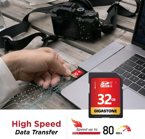 Gigastone GS-SDHC80U1-32GB-R (32GB) Prime Series SDHC Card