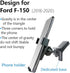 Car Phone Holder for 2018-2020 Ford F-150 Truck, Auto Accessories Navigation Bracket for Mobile Cell Phone
