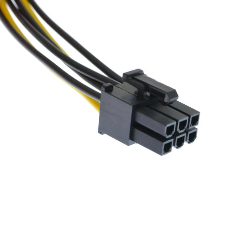 SATA 15 Pin to 6 Pin Video Card GPU Power Supply Cable, 8.6inch 22cm (1 Pack)