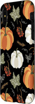 iPhone X/XS Case - Autumn Falling Leaves and Pumpkin Spice Harvest, Happy Fall Design