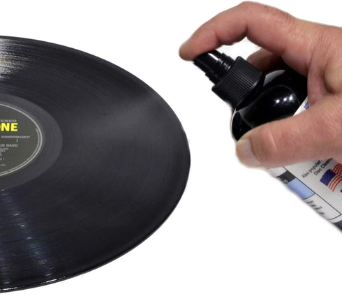 Vinyl Record Cleaning Solution Fluid, Professional 8 Oz Spray Bottle, Made in USA