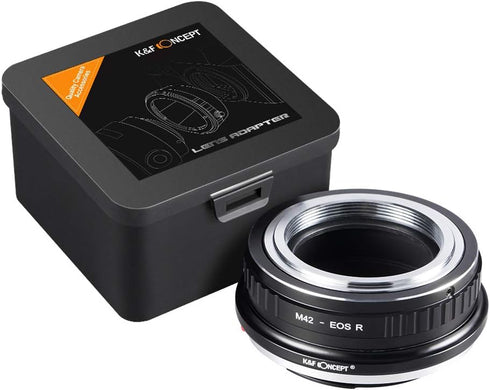 K&F Concept Lens Mount Adapter for M42 Screw Mount SLR Lens to Canon EOS R Camera Body