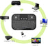 Mini Bluetooth Keyboard with Touchpad, Portable 2.4GHz RF Multi Touch Rechargeable Handheld Controller for PC, Tablet,