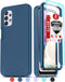 LeYi for Samsung A32 5G Case, Full-Body Shockproof Soft Liquid Silicone Phone Case with 2 x Tempered Glass Protector,