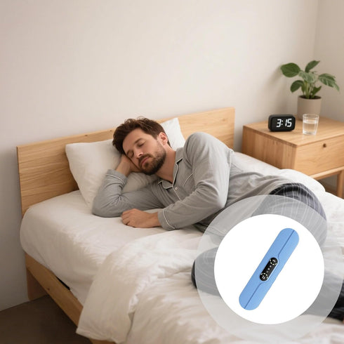 wkao 5.4 6.1 1.4 0.5 Wireless Bone Conduction Speaker Pillow With Sleep Timer, Music Player, Under-Pillow White Noise