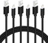Black iPhone Charger Cord, 3-Pack 6FT MFi Certified Fast Charging Cable Lightning to USB-A for iPhone 14/13/12/11