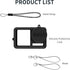 Silicone Protective Sleeve Cover for DJI Osmo Action 4/3 Camera, Lens Protector Cap with Anti-Lost Rope