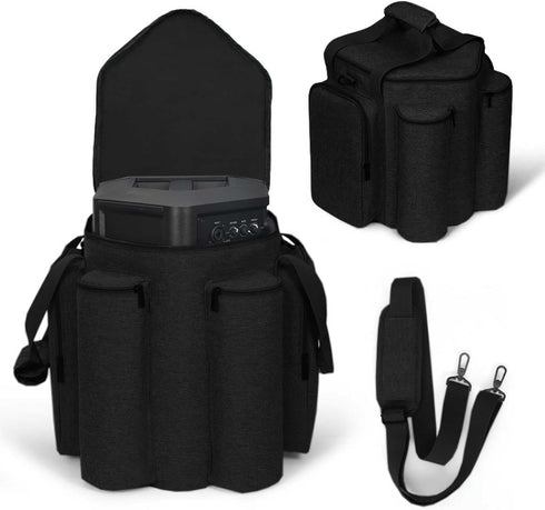 Portable Cover Carrying Case Bag for Bose S1 Pro Portable Bluetooth Speaker, Black