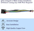 1988-2002 528i/E46/325/323/328i/5/3 RED WOLF Radio Stereo Wire Harness + Antenna Adapter Connector Plug Kit Replacement