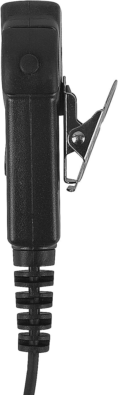 Pdflie Dual PTT CLS 1110 1410 BPR40 Acoustic Headset, 2 Pin M1 Earpiece with Mic for Motorola Mag One CLS1110 CLS1410