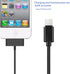 USB Adapter Cable for 30-Pin Devices, Compatible with iPhone 4/4S, iPad 1/2/3, iPod, USB-C Connector