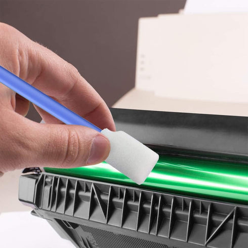 Wellgler's Foam Cleaning Swabs for Electronics, Lab, Dust-Free Cleaning Sponge Tip Swabs for Optical Equipment
