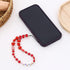 Taouzi 6PCS Beaded Phone Lanyard Wrist Strap, Fruit Star Pearl Rainbow Color Phone Chain for Women Girls