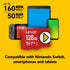 Lexar 128GB PLAY microSDXC Memory Card, UHS-I, C10, V10, A1, Full-HD & 4K Video, Expanded Storage for Nintendo-Switch