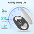 Invisible Sleep Wireless Earphone, Type-C Fast Charging Case, Sleeping Earbuds for Side Sleepers (White)