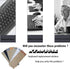 2PCS Pack KEANBOLL Transparent Korean Keyboard Stickers, Korean Keyboard Replacement Sticker with Clear Background