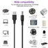USB to DC 5V Power Cord, Universal DC 5.5x2.1mm Cable with 8 Connectors (6.4x4.4, 5.5x2.5, 4.8x1.7, 4.0x1.7, 3.5x1.35,