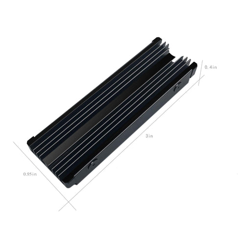 M.2 NVMe Heatsink 2280 SSD Heat Sink with Thermal Silicone Pads for PC / PS5 M.2 PCIE NVMe or SATA SSD (2PCS)