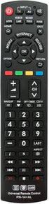 Universal Replacement Remote for Panasonic TV, Fits Multiple Models including PN-14L, EUR7627Z20, N2QAYB000486