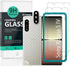 Ibywind Screen Protector for Sony Xperia 5 IV 5G (6.1 Inches), 2Pcs Tempered Glass, Camera Lens Protector