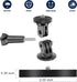Magnetic Wall Mount for Ring Stick Up Cam Battery, Ceiling Mounting Bracket for Outdoor Indoor Security Camera with