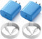 Phone Charger, Fast Charging, 2 Pack, 20W PD USB C Wall Charger Block with 6FT Type C to Lightning Cable