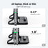 UGREEN Vertical Laptop Stand Holder for Desk, Adjustable Aluminum Stand Compatible with MacBook Pro, MacBook Air, Up to
