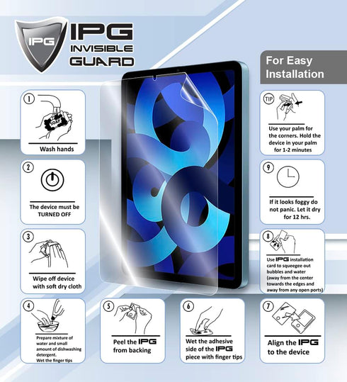 IPG Screen Protector for Logitech G Cloud Handheld Gaming Console, Invisible Touch Screen, Ultra HD Clear Film