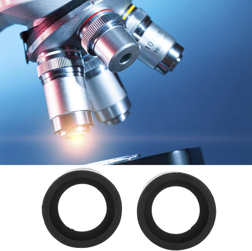 Eyepiece Cover 2Pcs Telescope Rubber Professional Eyepiece Guard Eyeshields for 32-36mm Stereo Microscope with 36mm Diameter (KP-H2 Flat Angle)