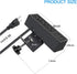 CCCEI 3 1200J. 125V 12A 1500W. Outlet Desk Clamp Power Strip with USB Ports, Desktop Power Strip Surge Protector Table
