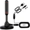 BAOZMINAN TV Antenna Smart TV Indoor,Long Range Reception for Local Channels with Strong