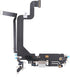 Charging Port Board Dock Connector Flex Cable Replacement for iPhone 14 Pro Max 6.7 inch (White)