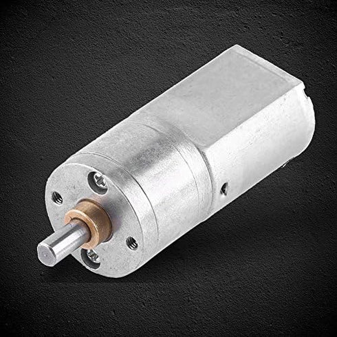 12V 100RPM DC Geared Motor Metal Reduction Electric Motor for DIY Toys RC Car Robot Model Drive