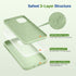 Miracase iPhone 11 Case (6.1") - Matcha Green, Liquid Silicone Gel, Full Body Shockproof Protection & Screen Protector.