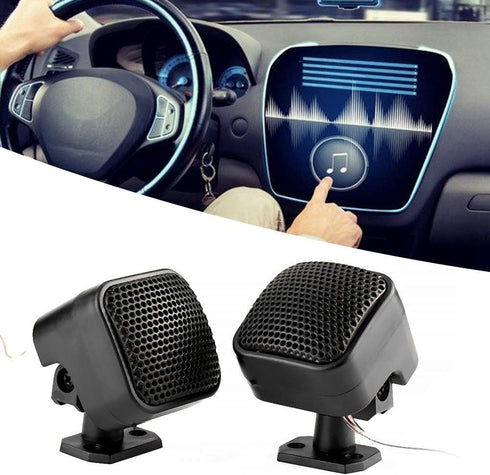 Car Speaker - 1 Pair 12V Car Audio Tweeters 500W for Enhanced Sound