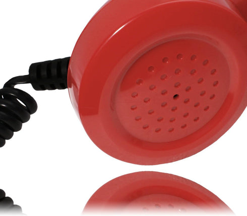 Telephone Handset for Cellphone/Retro Phone Handset, Mobile Receiver, Red, 60s Micro by Opis, Germany