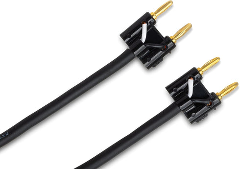 Hosa SKJ-605BB Dual Banana to Dual Banana Speaker Cable, 5 Feet