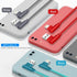 iPhone Charger 90 Degree 3 Pack 6FT Lightning Cord - Nylon Braided Fast Charging for iPhone 12/11/XS/XR.
