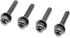 Replacement Screws, 1 Set of Metric Screws (Model RS-198456), Pan Head - Philips Drive - Black Plated (Pack of 4)