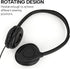 Maeline Bulk Classroom Headphones, On Ear Stereo with Volume Control, 20 Pack, 3.5mm Plug