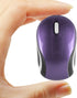 elec Space Mini Wireless Mouse for Kids, Portable Cordless Mice with USB Receiver, Purple